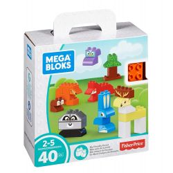  Mega Bloks Mega Bloks DWR74 My Friendly Forest Building Set Xếp hình Xếp Hình Khu Rừng Thân Thiện 40 khối