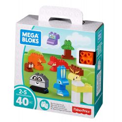  Mega Bloks Mega Bloks DWR74 My Friendly Forest Building Set Xếp hình Xếp Hình Khu Rừng Thân Thiện 40 khối