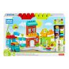  Mega Bloks Mega Bloks FFG36 Main Street  Xếp hình Xếp Hình Trạm Xăng 65 Khối 65 khối