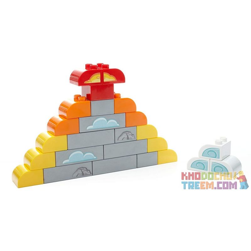  Mega Bloks Mega Bloks FBC08 Build A Story Small Tub Classic Xếp hình Xếp Hình Sáng Tạo Các Khối Cổ Điển 60 khối