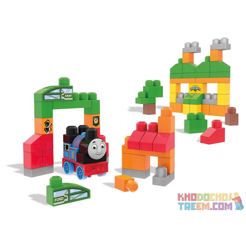  Mega Bloks Mega Bloks DXH56 Thomas Sodor Adventures Bag Xếp hình Xếp Hình Túi Phiêu Lưu Thomas Sodor 70 khối
