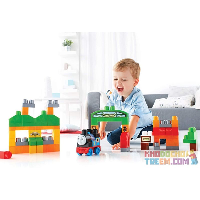  Mega Bloks Mega Bloks DXH56 Thomas Sodor Adventures Bag Xếp hình Xếp Hình Túi Phiêu Lưu Thomas Sodor 70 khối