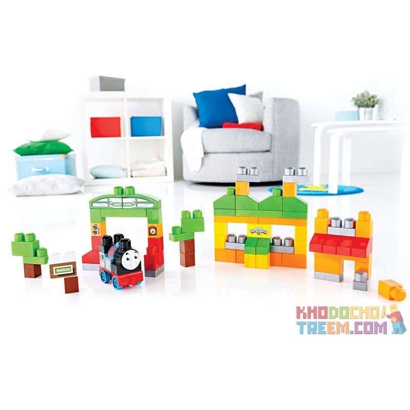  Mega Bloks Mega Bloks DXH56 Thomas Sodor Adventures Bag Xếp hình Xếp Hình Túi Phiêu Lưu Thomas Sodor 70 khối