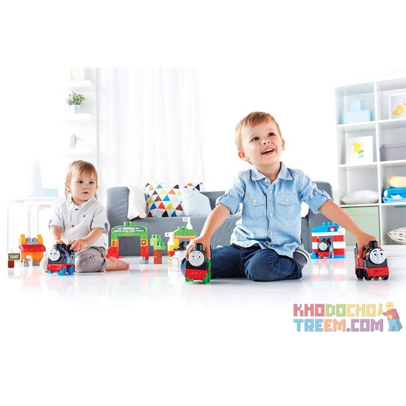  Mega Bloks Mega Bloks DXH56 Thomas Sodor Adventures Bag Xếp hình Xếp Hình Túi Phiêu Lưu Thomas Sodor 70 khối
