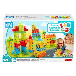  Mega Bloks Mega Bloks FMT40 Build Learn Math Building Set Xếp hình Xếp Hình Khối Xây Dựng Tìm Hiểu Toán Học 120 khối