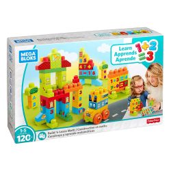  Mega Bloks Mega Bloks FMT40 Build Learn Math Building Set Xếp hình Xếp Hình Khối Xây Dựng Tìm Hiểu Toán Học 120 khối