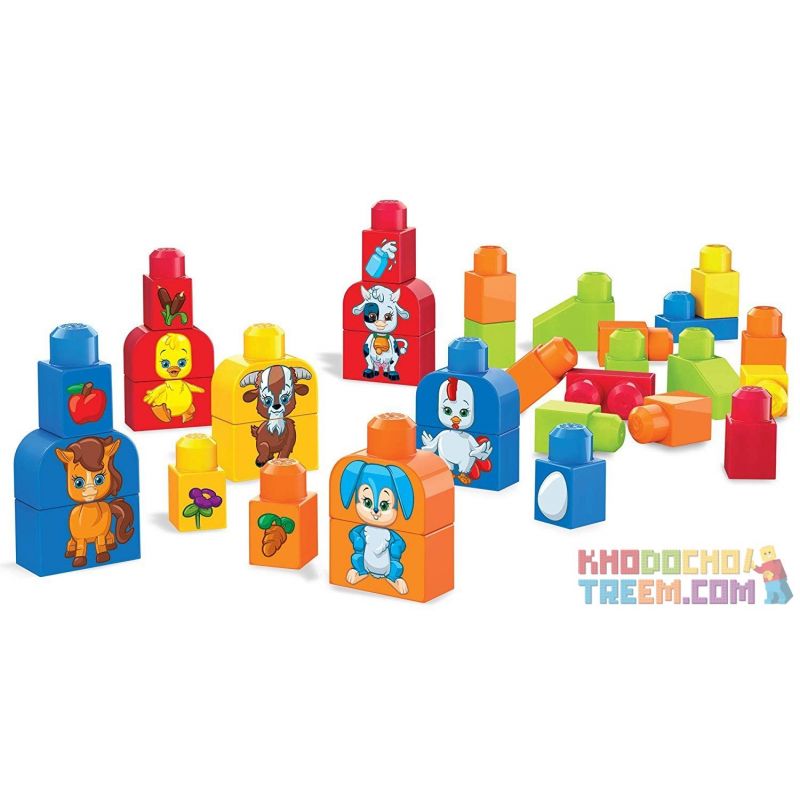  Mega Bloks Mega Bloks FLT36 Build And Match Animals Xếp hình Xếp Hình 40 Khối Và Các Con Vật 40 khối