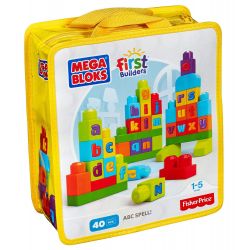  Mega Bloks Mega Bloks Abc Builders Xếp hình Xếp Hình Khối Chữ Abc 40 khối