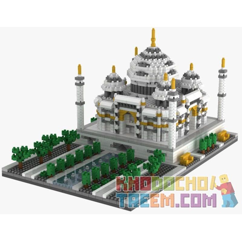 YZ DIAMOND 068 Xếp hình kiểu Nanoblock ARCHITECTURE Taj Mahal Taj Mahal 2159 khối