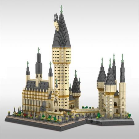 YZ DIAMOND 071 Xếp hình kiểu Nanoblock ARCHITECTURE Hogwarts Castle Lâu đài Hogwarts 7750 khối