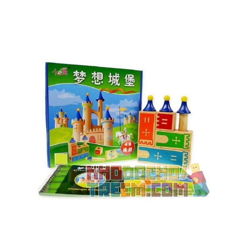JUN DA LONG TOYS JDLT 7511A Xếp hình kiểu    IQ Castle Blocks Khối Lâu đài IQ 1570 khối