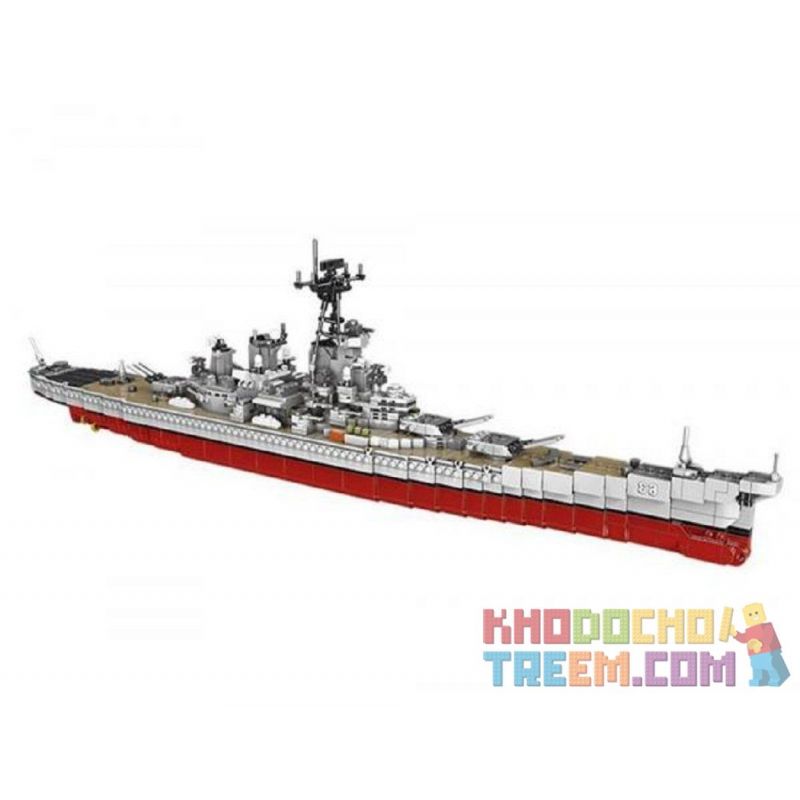 XINGBAO XB-06030 06030 XB06030 non  TÀU CHIẾN bộ đồ chơi xếp lắp ráp ghép mô hình Military Army WARSHIP USS MISSOURI Quân Sự Bộ Đội 2631 khối XINGBAO XB-06030 06030 XB06030 non  TÀU CHIẾN bộ đồ chơi xếp lắp ráp ghép mô hình Military Army WARSHIP USS MISSOURI Quân Sự Bộ Đội 2631 khối
