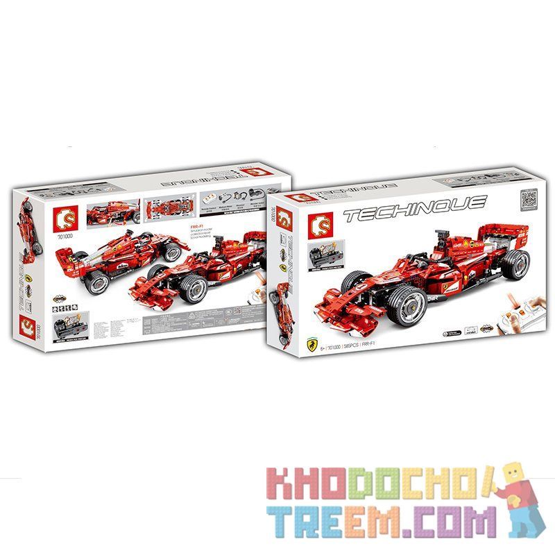 SEMBO 701000 non  XE ĐUA CÔNG THỨC 1 bộ đồ chơi xếp lắp ráp ghép mô hình  Kỹ Thuật Công Nghệ Cao Mô Hình Phương Tiện 585 khối