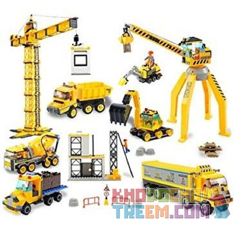 WOMA J5689 5689 Xếp hình kiểu Lego CITY Construction Machines Các Loại Máy Móc Công Trường Xây Dựng 1451 khối