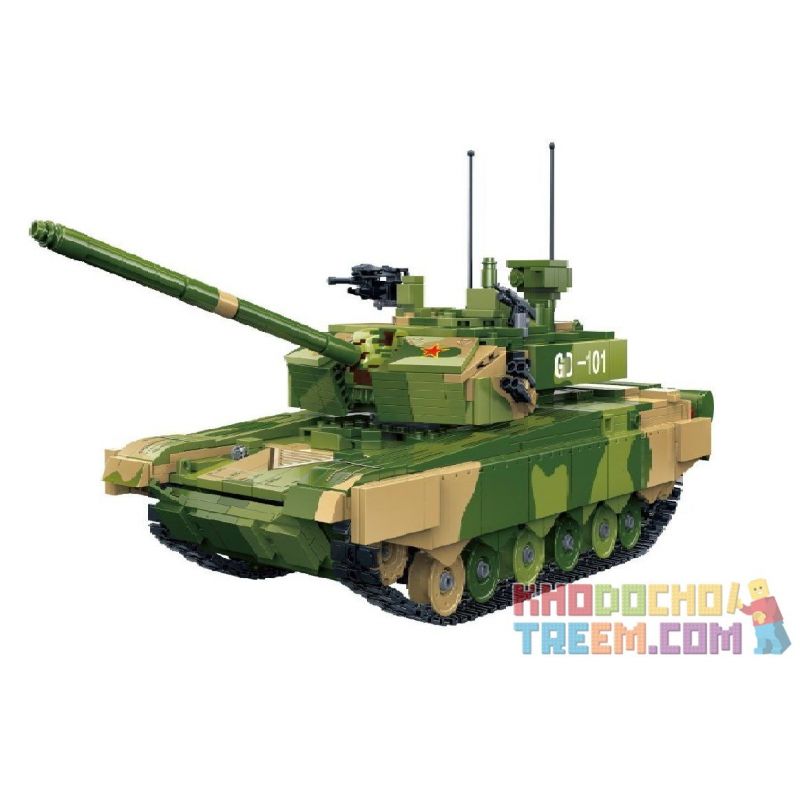 GUDI 6103 Xếp hình kiểu Lego CREATOR ZTZ-99A MBT Xe tăng chiến đấu 99A 1283 khối GUDI 6103 Xếp hình kiểu Lego CREATOR ZTZ-99A MBT Xe tăng chiến đấu 99A 1283 khối