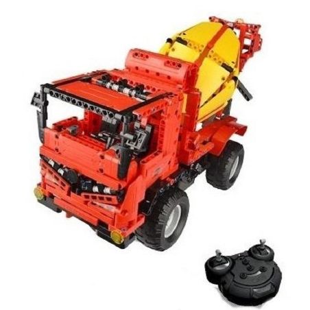 DOUBLEE CADA C51014 51014 non  XE TRỘN BÊ TÔNG bộ đồ chơi xếp lắp ráp ghép mô hình  MIXER TRUCK Kỹ Thuật Công Nghệ Cao Mô Hình Phương Tiện 814 khối