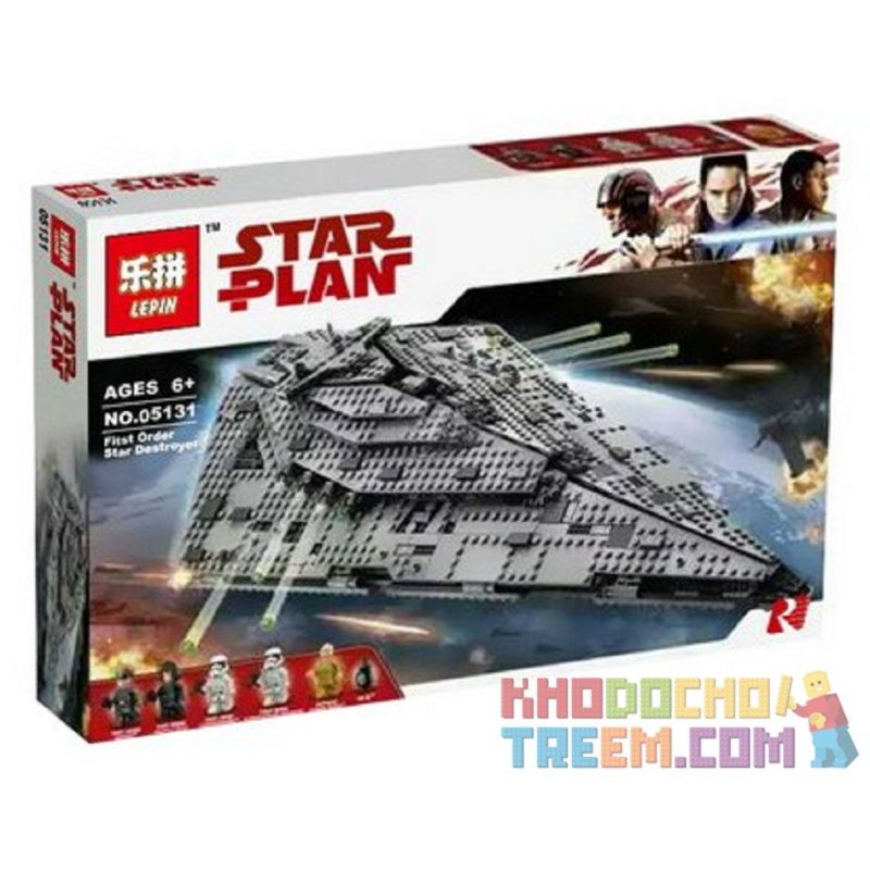 NOT Lego FIRST ORDER STAR DESTROYER 75190 KING 99801 Bela Lari 10901 LEPIN 05131 xếp lắp ráp ghép mô hình TÀU CHIẾN CỦA PHE BÓNG TỐI KẺ HỦY DIỆT NGÔI SAO BẬC NHẤT Star Wars Chiến Tranh Giữa Các Vì Sao 1416 khối