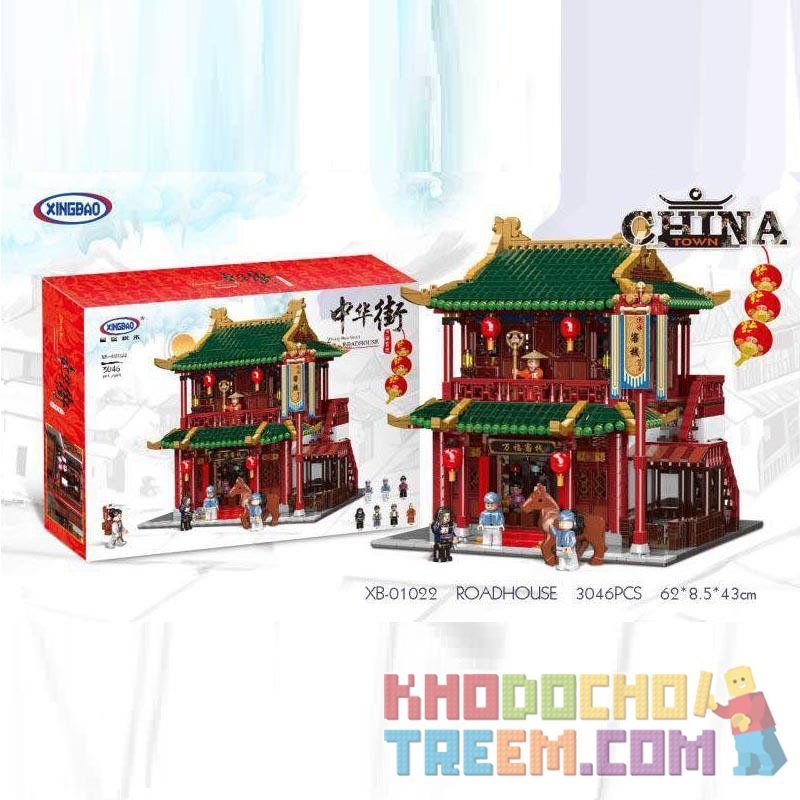 XINGBAO XB-01022 01022 XB01022 non  LỮ QUÁN TRUNG HOA bộ đồ chơi xếp lắp ráp ghép mô hình Chinatown ROADHOUSE Khu Phố Tàu 3046 khối XINGBAO XB-01022 01022 XB01022 non  LỮ QUÁN TRUNG HOA bộ đồ chơi xếp lắp ráp ghép mô hình Chinatown ROADHOUSE Khu Phố Tàu 3046 khối