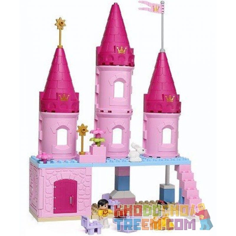 NOT LEGO Duplo 6152 Snow White's Cottage, Hystoys HongYuanSheng Aoleduotoys HG-1345 Xếp hình lâu đài của Bạch Tuyết 52 khối NOT LEGO Duplo 6152 Snow White's Cottage, Hystoys HongYuanSheng Aoleduotoys HG-1345 Xếp hình lâu đài của Bạch Tuyết 52 khối