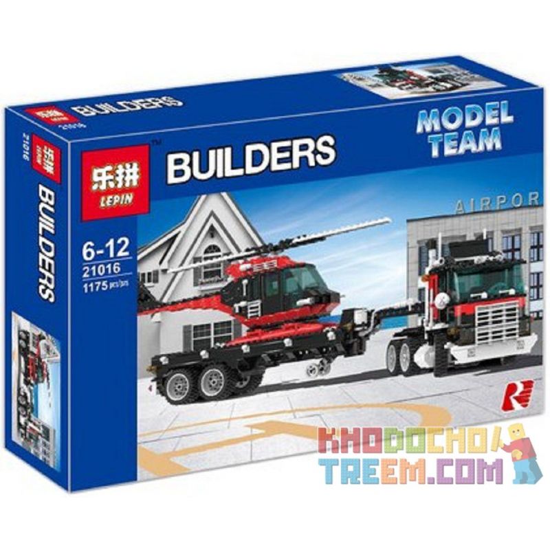 LEPIN 21016 Xếp hình kiểu Lego MODEL TEAM Whirl And Wheel Super Truck