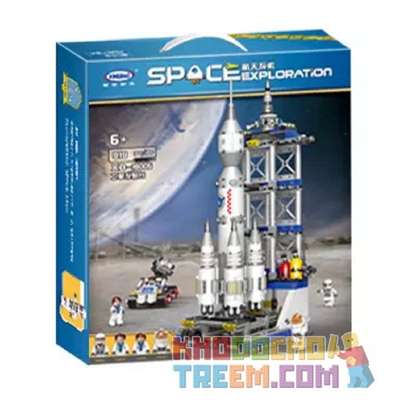 XINGBAO XB-16005 16005 XB16005 non  KHÁM PHÁ VŨ TRỤ BỆ PHÓNG TÊN LỬA bộ đồ chơi xếp lắp ráp ghép mô hình Space Exploration Thám Hiểm Không Gian 919 khối