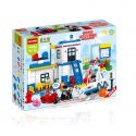 HUIMEI STAR CITY XING DOU CHENG HM066 Xếp hình kiểu Lego Duplo DUPLO Police Department Cục Cảnh Sát 95 khối