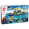 Enlighten 2416 Qman 2416 non  TÀU CỦA ĐỘI CHỈ HUY DELTA bộ đồ chơi xếp lắp ráp ghép mô hình Kyanite Squad Đội Khai Khoáng 807 khối