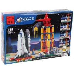 Enlighten 515 Qman 515 Xếp hình kiểu Lego TOWN Shuttle Launch Pad Space Administration Launches Station Space Plane Launch Base Bệ Phóng Tàu Vũ Trụ 584 khối