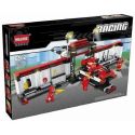 HSANHE 6912 Xếp hình kiểu Lego SPEED CHAMPIONS Pit Stop Trạm Sửa Chữa Xe đua 582 khối