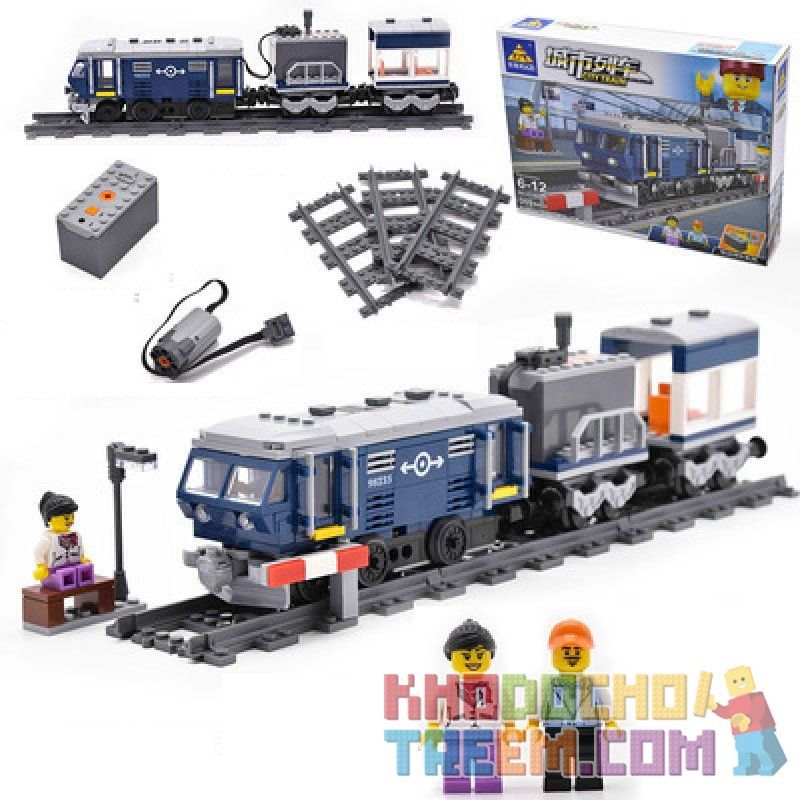 Kazi KY98235 98235 non Lego ĐẦU MÁY DIESEL DF 11Z bộ đồ chơi xếp lắp ráp ghép mô hình Trains CITY TRAIN Tàu Hỏa 359 khối