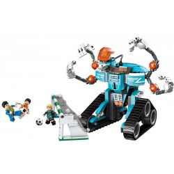 Enlighten 3003 Qman 3003 non  THỦ MÔN NGƯỜI MÁY BIẾN HÌNH bộ đồ chơi xếp lắp ráp ghép mô hình Transformers SUPER SOCCER Robot Đại Chiến Người Máy Biến Hình 345 khối