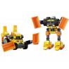 Kazi KY8018 8018 Xếp hình kiểu  TRANSFORMERS Challenger Rô Bốt Biến Hình Máy Xúc 161 khối