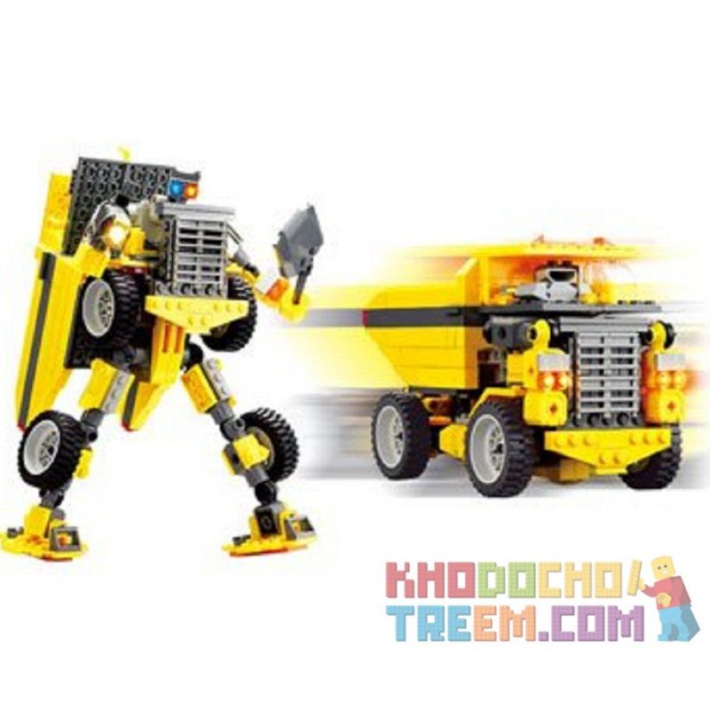 Kazi KY8019 8019 Xếp hình kiểu Lego TRANSFORMERS Robot Transforms Trucks Robot Biến Hình Xe ô Tô Tải 289 khối