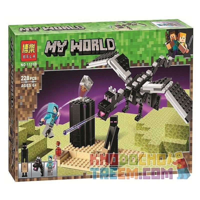 NOT Lego MINECRAFT 21151 The End Battle, Bela 11169 Lari 11169 SHENG YUAN SY SY1269 1269 XINH 5133 Xếp hình Trận Chiến Cuối Cùng 222 khối NOT Lego MINECRAFT 21151 The End Battle, Bela 11169 Lari 11169 SHENG YUAN SY SY1269 1269 XINH 5133 Xếp hình Trận Chiến Cuối Cùng 222 khối