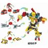 LE DI PIN 18004 Xếp hình kiểu  CREATOR 3 IN 1 Mech Warrior Chiến Binh Mech 630 khối