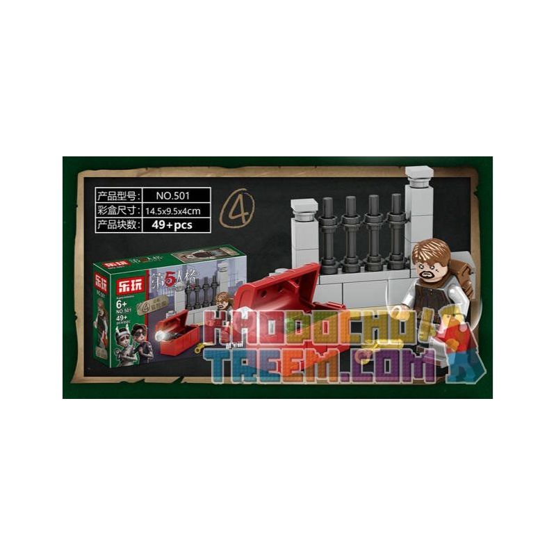 LEWAN 501 Xếp hình kiểu  IDENTITY V Các Nhân Vật 246 khối