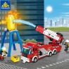 Kazi KY80518 80518 non  XE VÒI RỒNG PHÒNG KHÔNG TURBOJET CỨU HỘ XÁC TÀU 1 ĐẾN 2 bộ đồ chơi xếp lắp ráp ghép mô hình Fire Rescure FIRE RESCUE Cứu Hỏa 440 khối