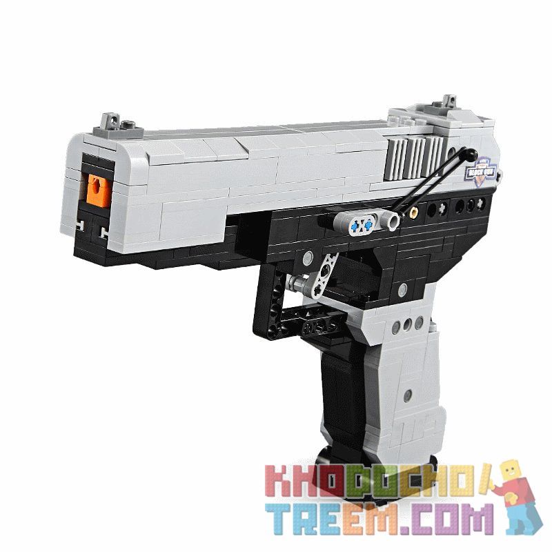 CADA C81009 81009 non Lego SÚNG NGẮN M23 bộ đồ chơi xếp lắp ráp ghép mô hình Technic BLOCK GUN Kỹ Thuật Công Nghệ Cao Mô Hình Phương Tiện 412 khối