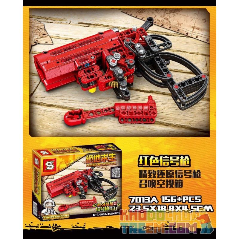 SHENG YUAN SY 7013 7013A 7013B 7013C 7013D SY7013 7013 Xếp hình kiểu Lego TECHNIC Súng phát tín hiệu PUBG trắng đỏ vàng xanh gồm 6 hộp nhỏ 156 khối SHENG YUAN SY 7013 7013A 7013B 7013C 7013D SY7013 7013 Xếp hình kiểu Lego TECHNIC Súng phát tín hiệu PUBG trắng đỏ vàng xanh gồm 6 hộp nhỏ 156 khối