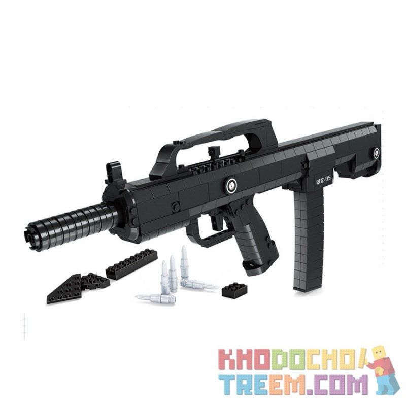 AUSINI 22805 Xếp hình kiểu Lego BLOCK GUN Automatic Rifle QBZ Súng Trường Tự động QBZ 493 khối