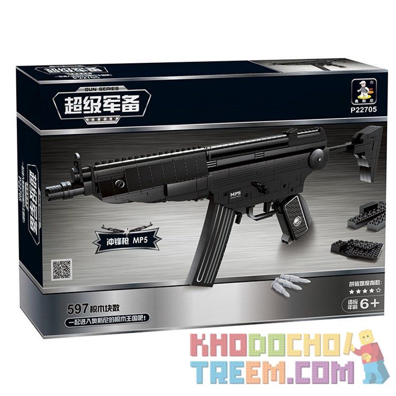 Lắp mô hình súng tiểu liên MP5 cực chất từ bộ lắp ghép mô hình kĩ thuật lớp  5 2 bộ  YouTube