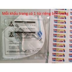 Khẩu trang 3M 9501VT KN95 lọc hơn 95% bụi siêu mịn PM2.5 có van thở, đeo tai, chun tổng hợp, chính hãng tốt hơn 3M 9001V chỉ lọc