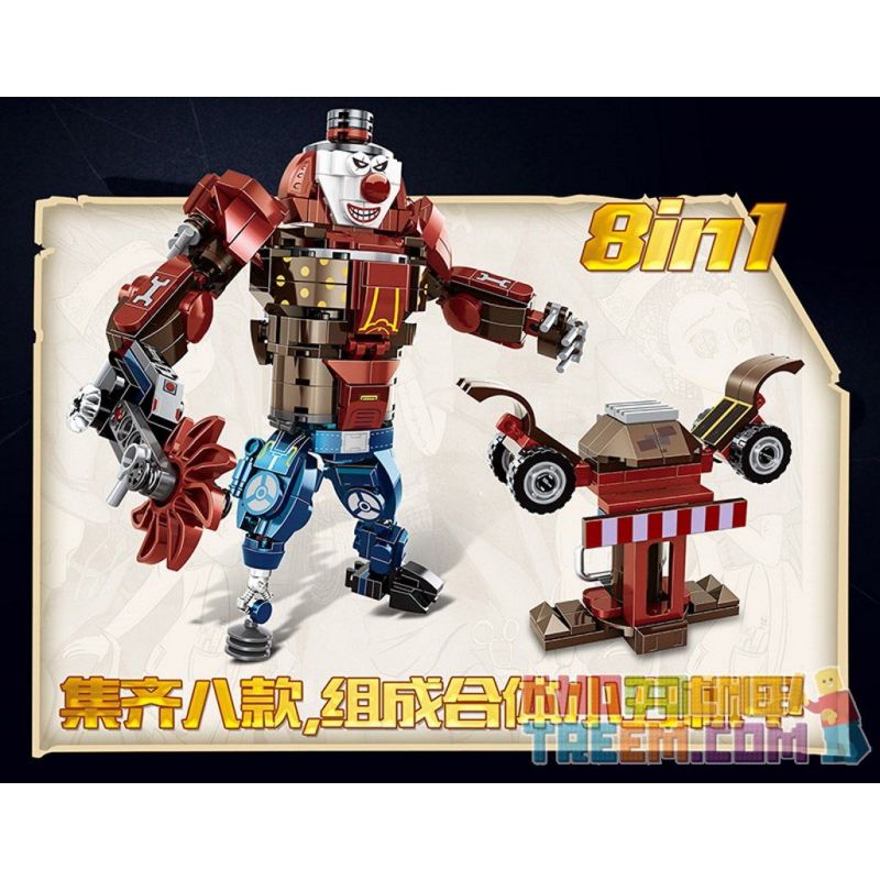 TIGER 48004 non  NHÀ MÁY CƠ KHÍ bộ đồ chơi xếp lắp ráp ghép mô hình Identity V Tính Cách Thứ 5