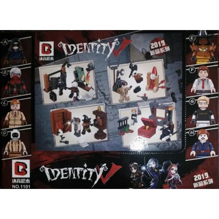 DA GAO 1101 Xếp hình kiểu  IDENTITY V Suvival Characters nhân vật trong tính cách thứ 5 349 khối