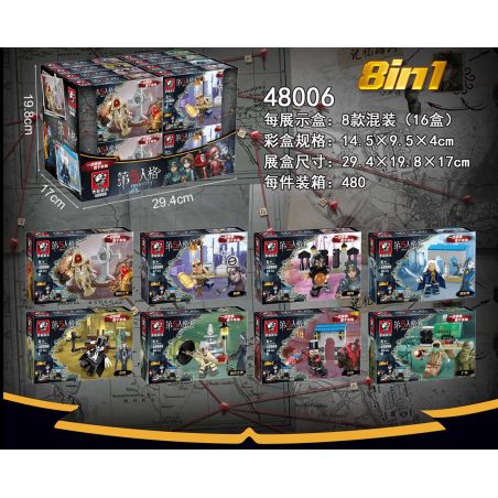 TIGER 48006 non  NHỮNG KẺ ĐI SĂN TRONG IDENTITY V bộ đồ chơi xếp lắp ráp ghép mô hình Tính Cách Thứ 5