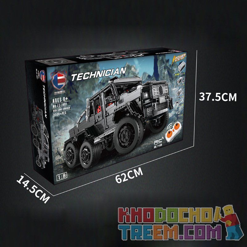 FIST 6003 SHENZHEN RAEL ENTERTAINMENT LE-J901 J901 LEJ901 LE-J901D J901D 901D LEJ901D TA GAOLE T5020A 5020A T5020B 5020B non  MERCEDES-BENZ G63 AMG tỷ lệ 1:8 bộ đồ chơi xếp lắp ráp ghép mô hình  6X6 LAND CRUISER Kỹ Thuật Công Nghệ Cao Mô Hình Phương Tiện 3300 khối