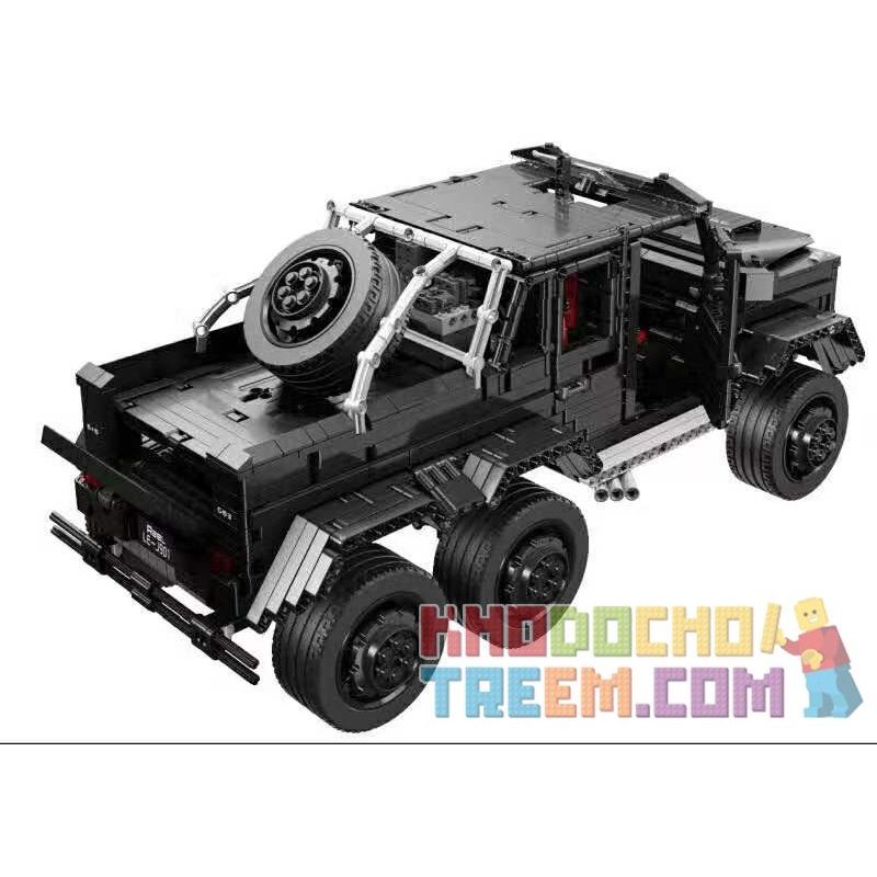 FIST 6003 SHENZHEN RAEL ENTERTAINMENT LE-J901 J901 LEJ901 LE-J901D J901D 901D LEJ901D TA GAOLE T5020A 5020A T5020B 5020B non  MERCEDES-BENZ G63 AMG tỷ lệ 1:8 bộ đồ chơi xếp lắp ráp ghép mô hình  6X6 LAND CRUISER Kỹ Thuật Công Nghệ Cao Mô Hình Phương Tiện 3300 khối