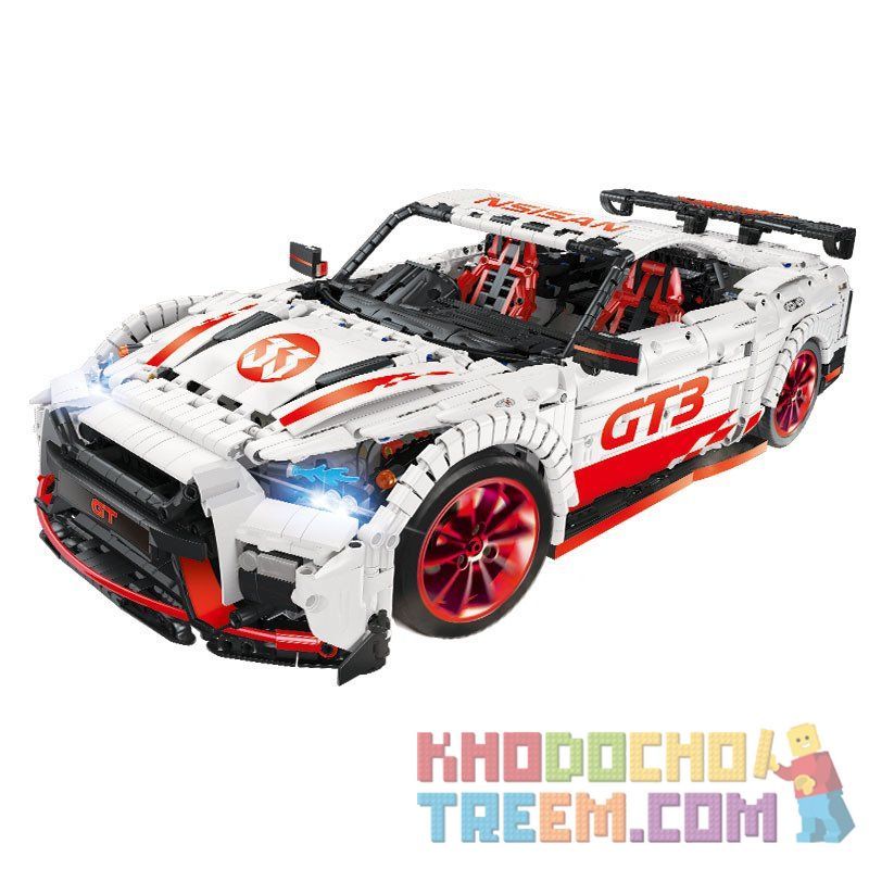G BRAND 928022 J BRAND J59004 59004 MouldKing 13172 Mould King 13172 QIZHILE 23010 REBRICKABLE MOC-25326 25326 MOC25326 non  XE ĐUA GT-R bộ đồ chơi xếp lắp ráp ghép mô hình  NISSAN GT-R Kỹ Thuật Công Nghệ Cao Mô Hình Phương Tiện 3283 khối