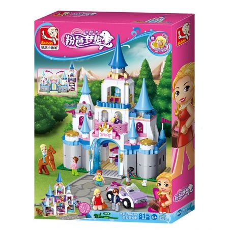 SLUBAN M38-B6010 B6010 6010 M38B6010 38-B6010 Xếp hình kiểu   Sapphire Castle Lâu đài Công Chúa 815 khối