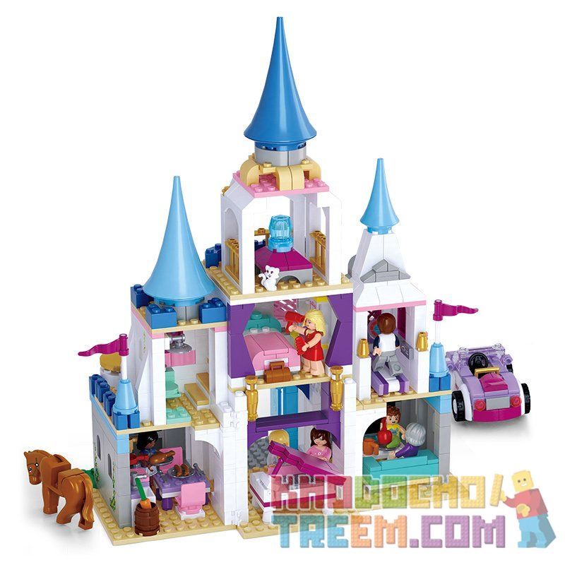 SLUBAN M38-B6010 B6010 6010 M38B6010 38-B6010 Xếp hình kiểu Lego FRIENDS Sapphire Castle Lâu đài Công Chúa 815 khối